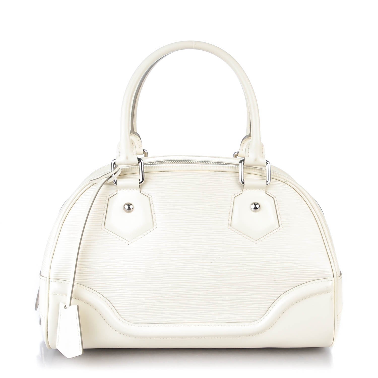 Louis Vuitton Epi Bowling Montaigne PM Ivory 1 of 8