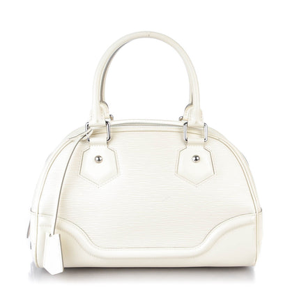 Louis Vuitton Epi Bowling Montaigne PM Ivory 1 of 8