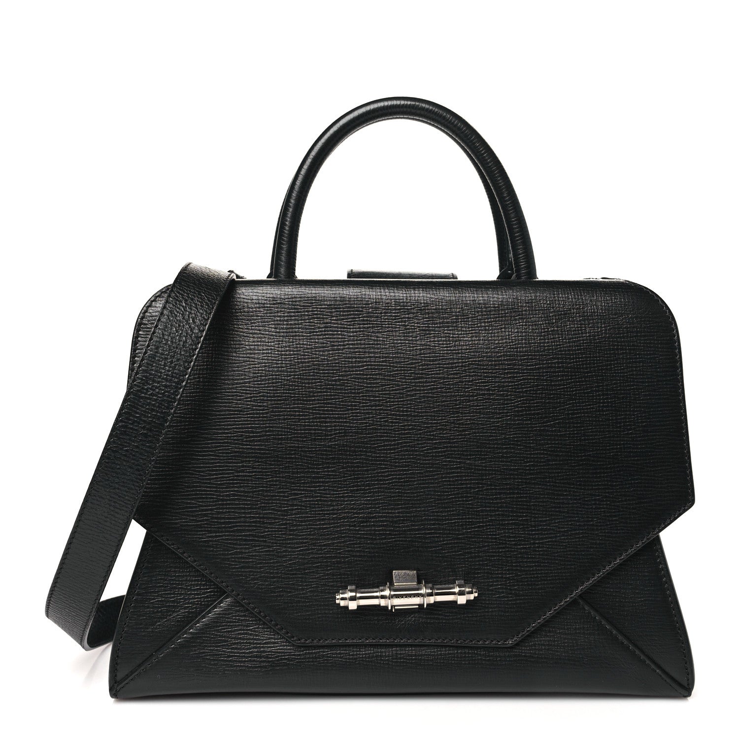 Givenchy Calfskin Small Obsedia Satchel Black 1 of 10