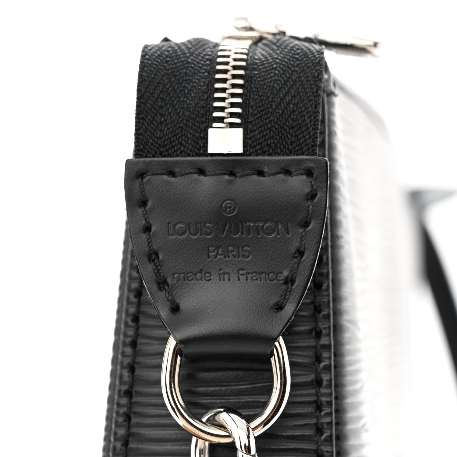 Louis Vuitton Epi Pochette Accessories NM Black 6 of 11