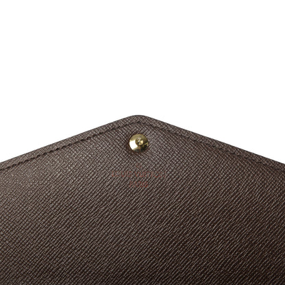 Louis Vuitton Damier Ebene Sarah Wallet NM 6 of 6