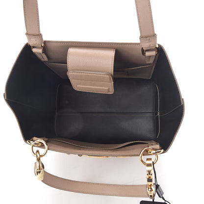 Dolce & Gabbana Calfskin Small Beatrice Tote Nude 5 of 9