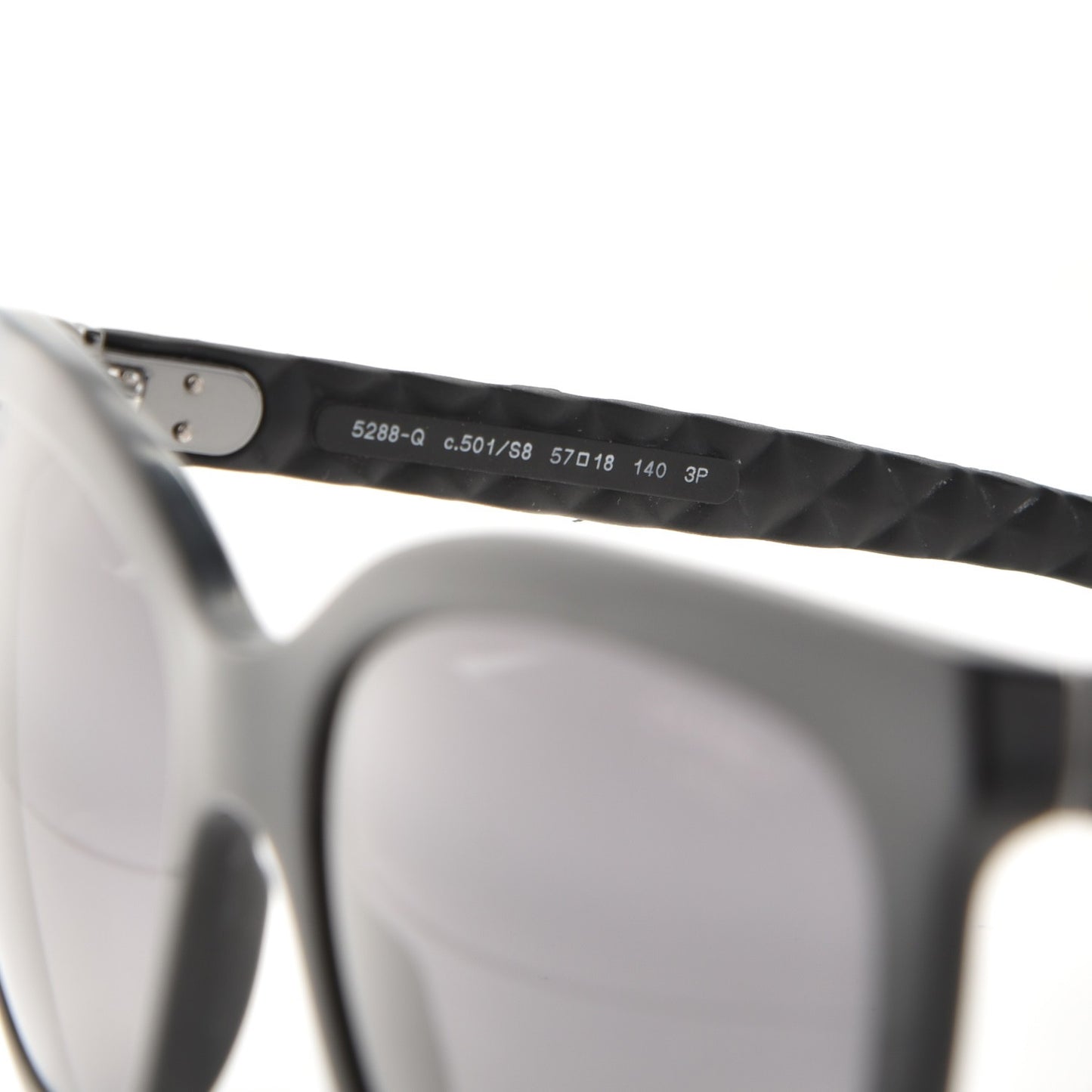 Quilted CC Sunglasses 5288-Q Black