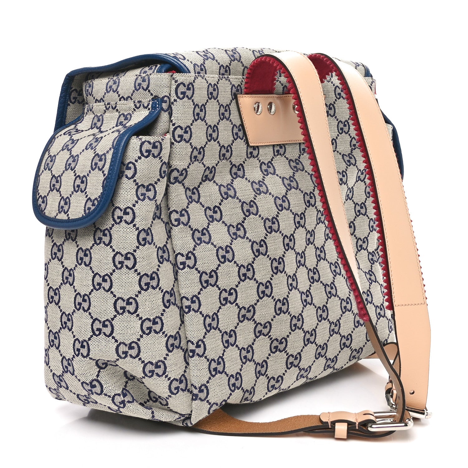 Gucci Monogram Childrens Disco Prodigio Patch Backpack Navy 3 of 10