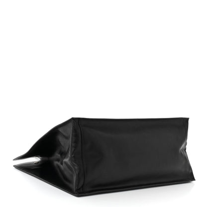 Saint Laurent Smooth Calfskin Rive Gauche Small Tote Black 3 of 9