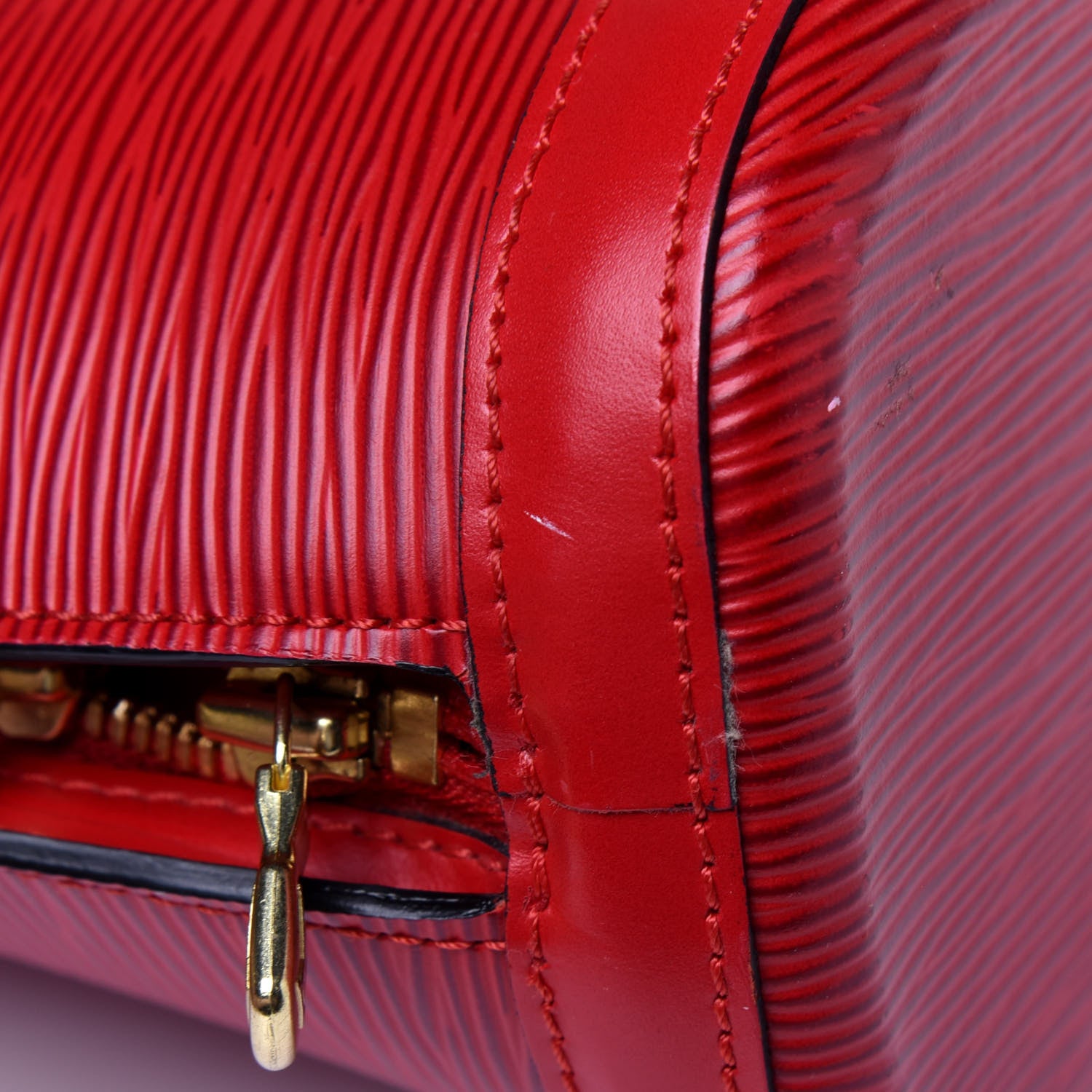 Louis Vuitton Epi Lussac Castillan Red 9 of 10