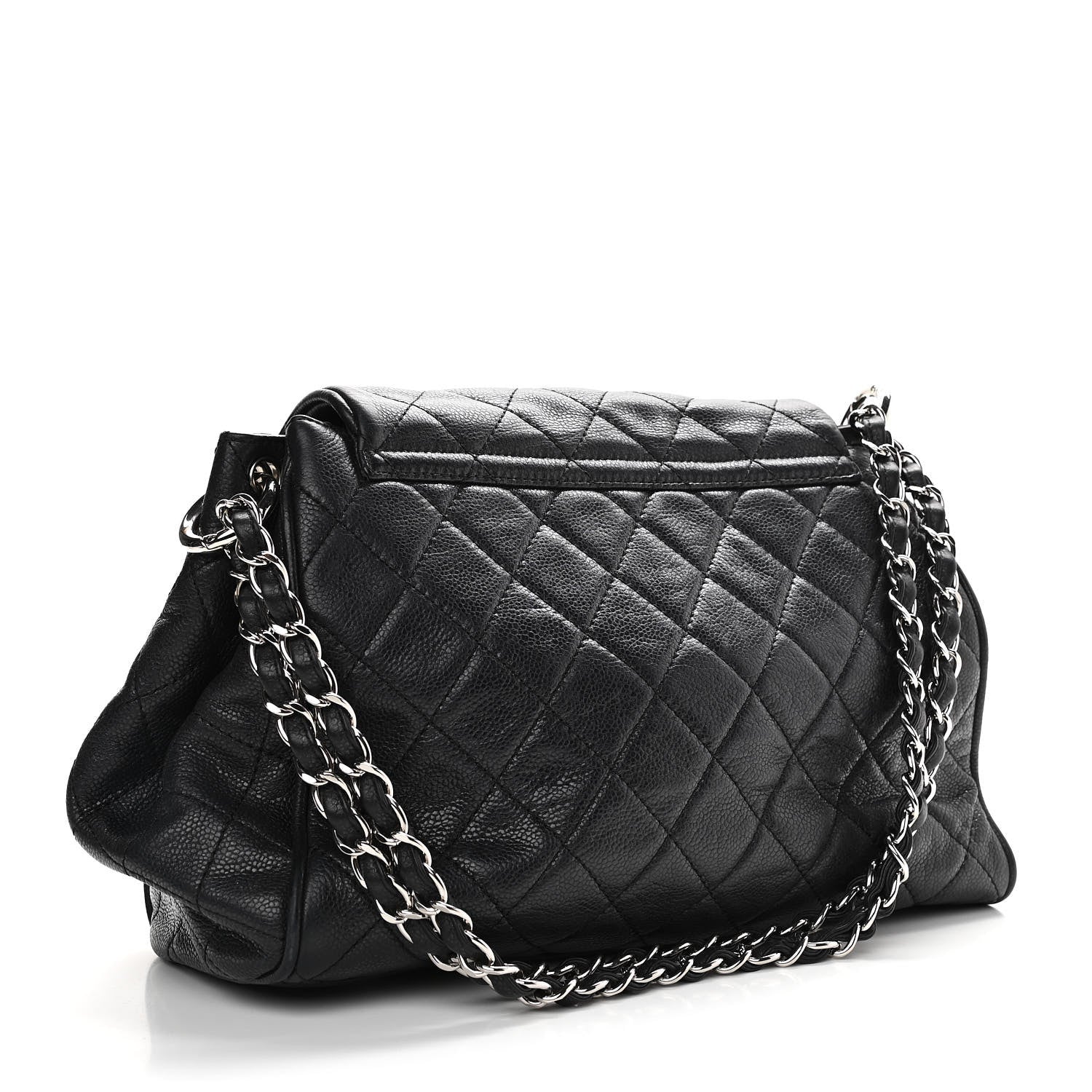 Chanel Caviar Quilted Timeless Accordion Flap Black 3 of 12