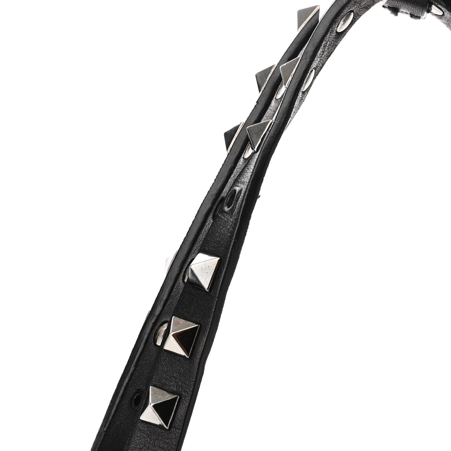 Vitello Medium Rockstud All Over Tote Black