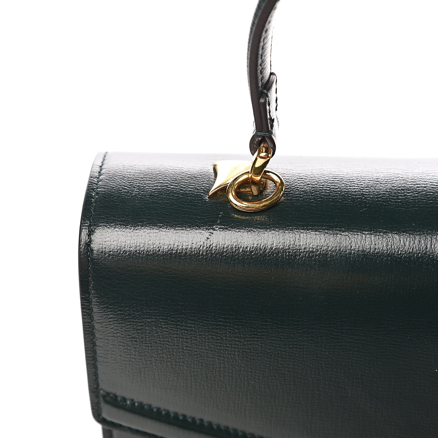 Gucci Azalea Calfskin Small Sylvie 1969 Top Handle Bag Green 8 of 13