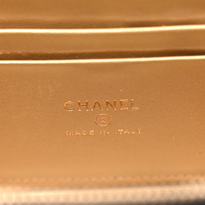 Chanel Lambskin Quilted Pearl Crush Small Vanity Case With Chain Black 6 of 10