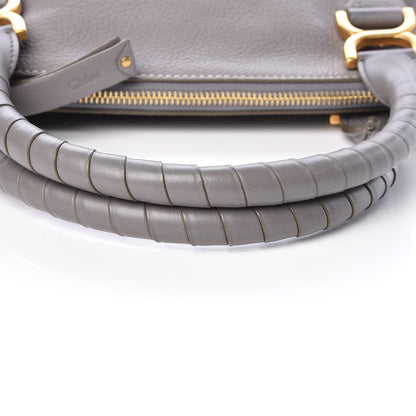 Chloe Calfskin Medium Marcie Satchel Cashmere Grey 14 of 14