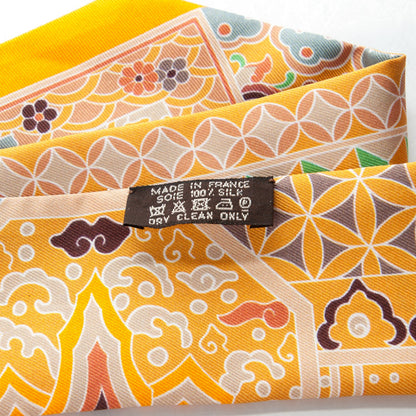 Hermes Silk Collections Imperiales Twilly Bouton D'Or Miel Vert 5 of 6
