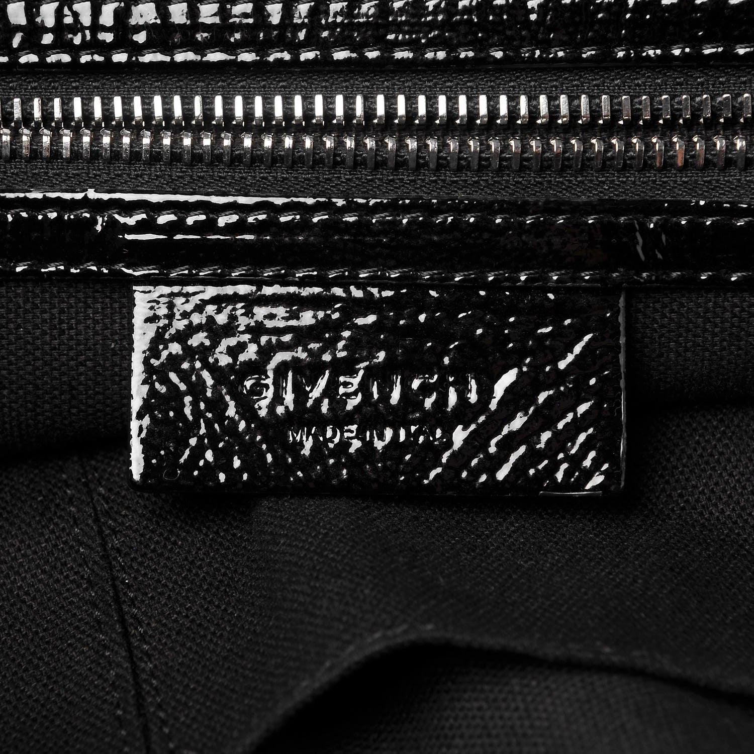 Givenchy Crinkled Patent Medium Nightingale Black 5 of 7