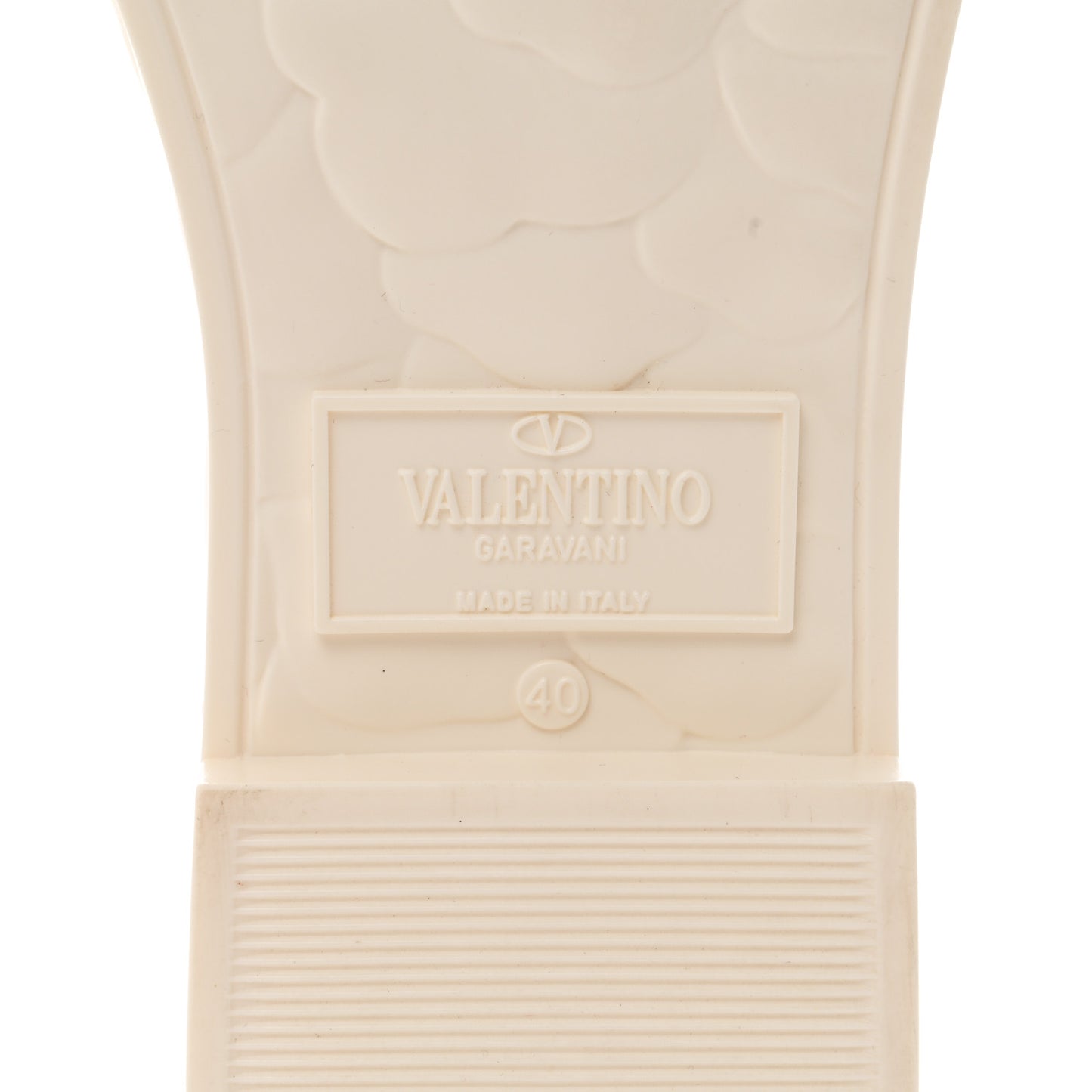 Rubber Atelier 03 Rose Edition 25/40mm Platform Slide Sandals 40 Avorio