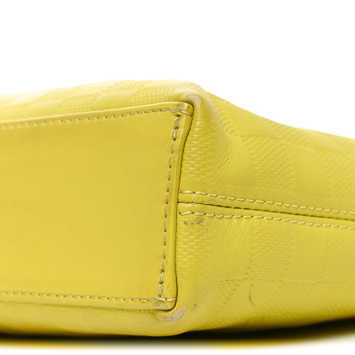 Damier Infini Porte-Documents Vert Acide