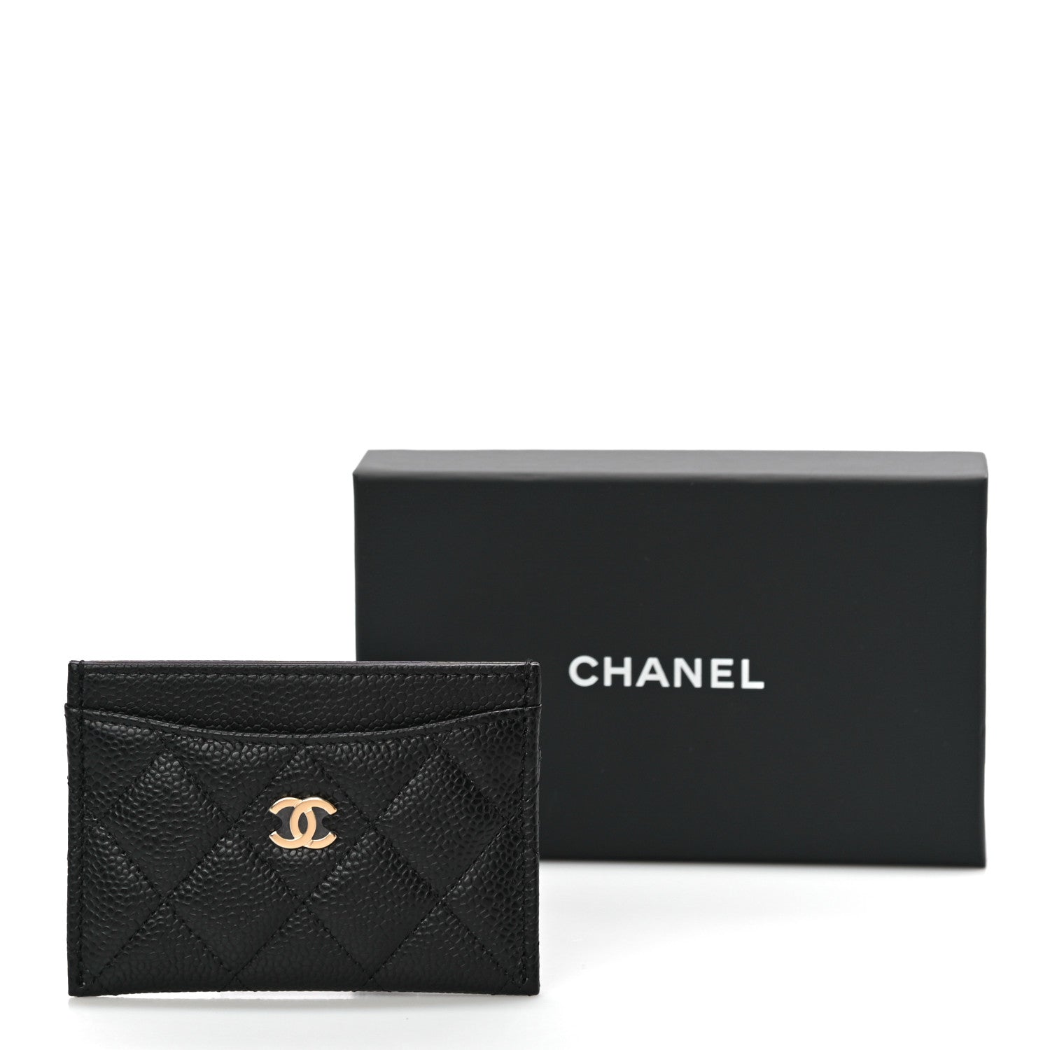 Chanel Caviar Quilted Card Holder Black 12 of 12