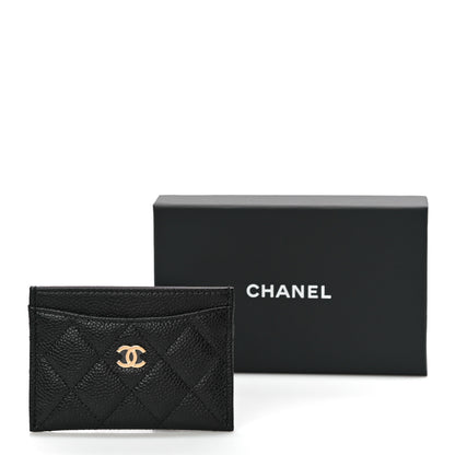 Chanel Caviar Quilted Card Holder Black 12 of 12