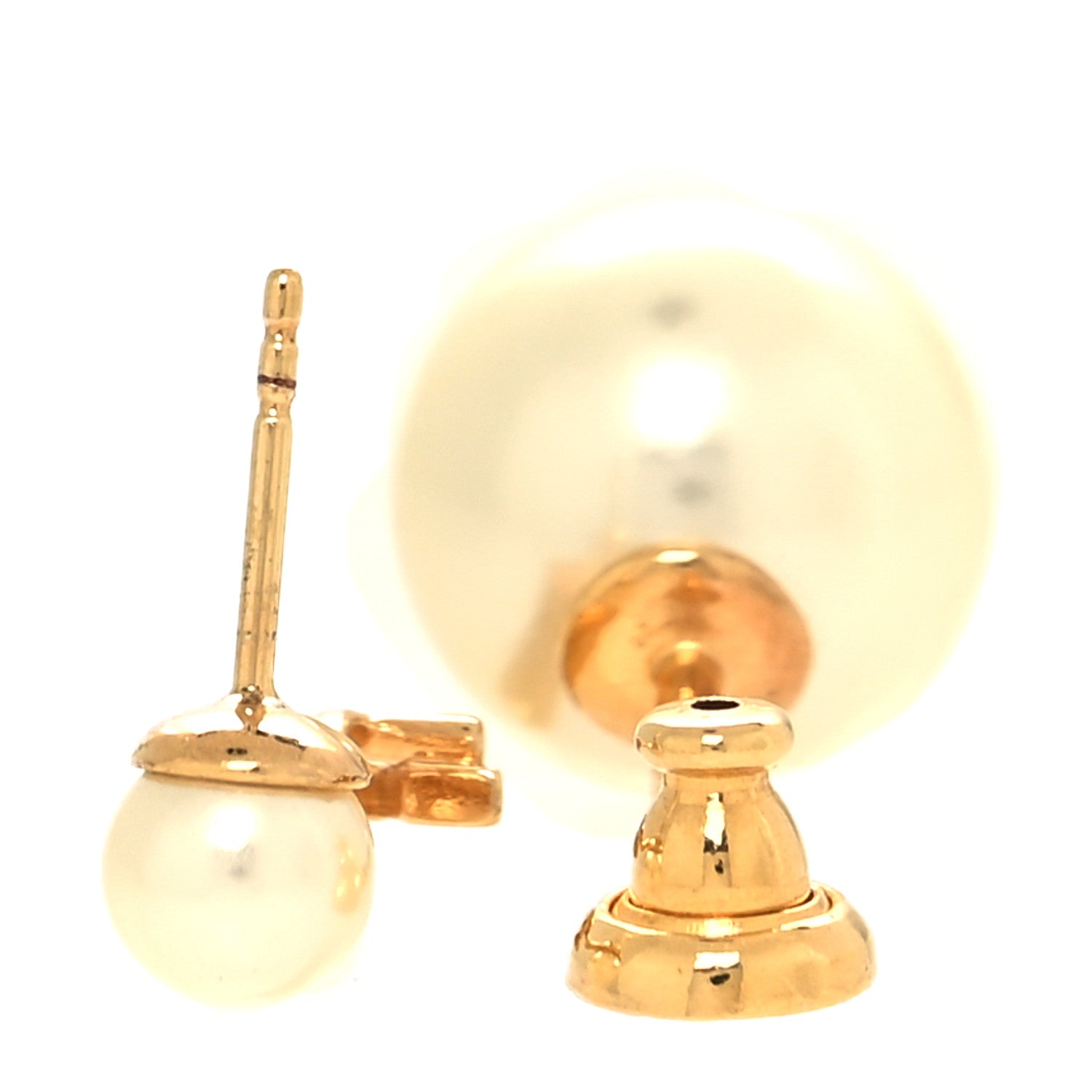 Christian Dior Pearl My ABCDior Y Tribale Earring Gold 3 of 4