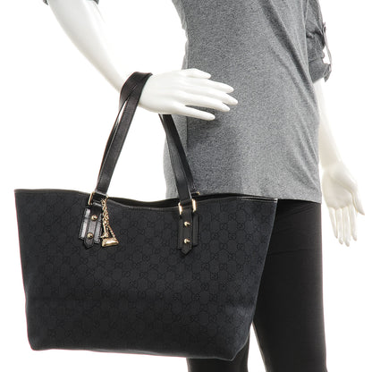 Gucci Monogram Jolicoeur Medium Tote Black 2 of 7