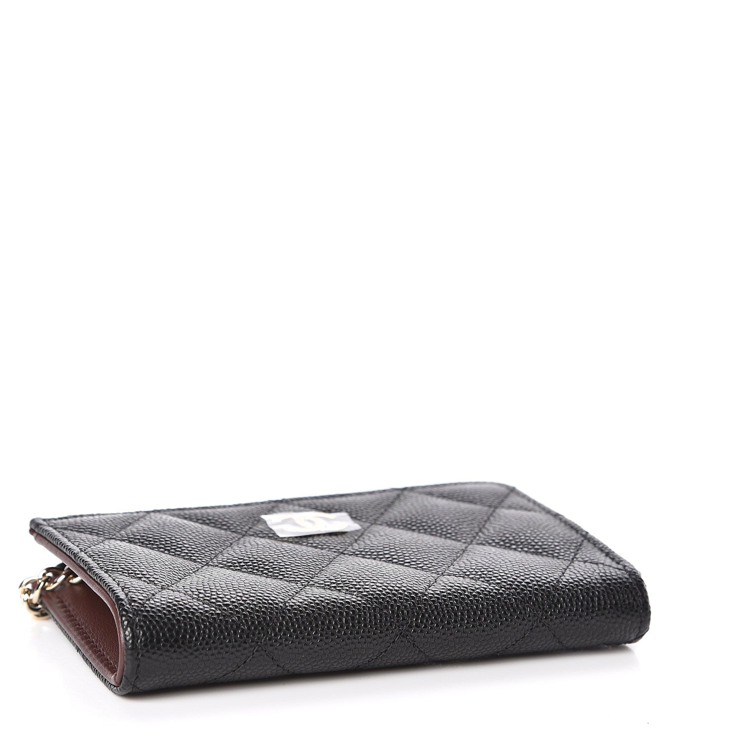 Chanel Caviar Quilted Key Holder Case Black 4 of 8