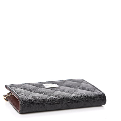 Chanel Caviar Quilted Key Holder Case Black 4 of 8