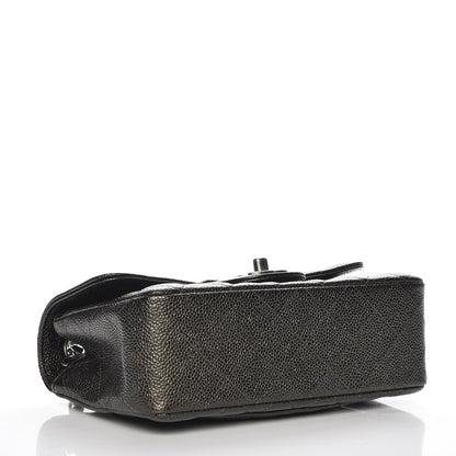 Chanel Caviar Quilted Mini Rectangular Flap Dark Charcoal 4 of 8