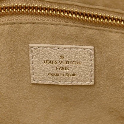 Louis Vuitton Empreinte Monogram Spring In The City Neverfull MM Kaki Beige Cream 6 of 9