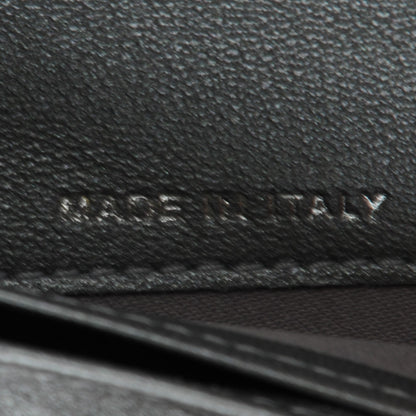 Chanel Lambskin Camellia Embossed Yen Wallet Black 6 of 7