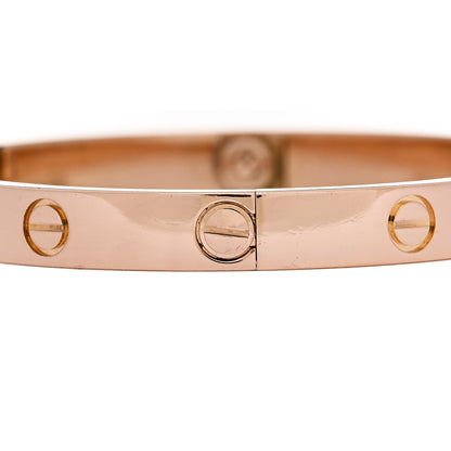 Cartier 18K Pink Gold LOVE Bracelet 17 3 of 6