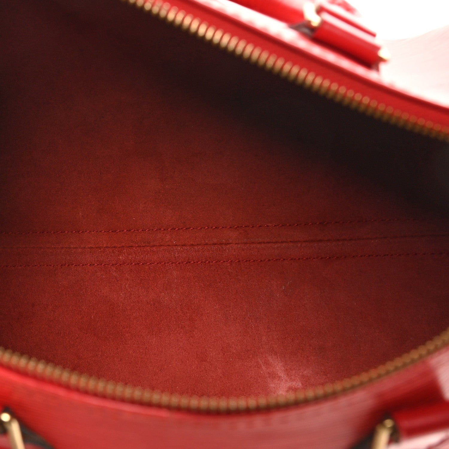Louis Vuitton Epi Speedy 30 Castillan Red 5 of 13