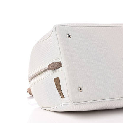 Hermes Toile Buffle Skipper TouTou Pet Carrier Etoupe 5 of 13