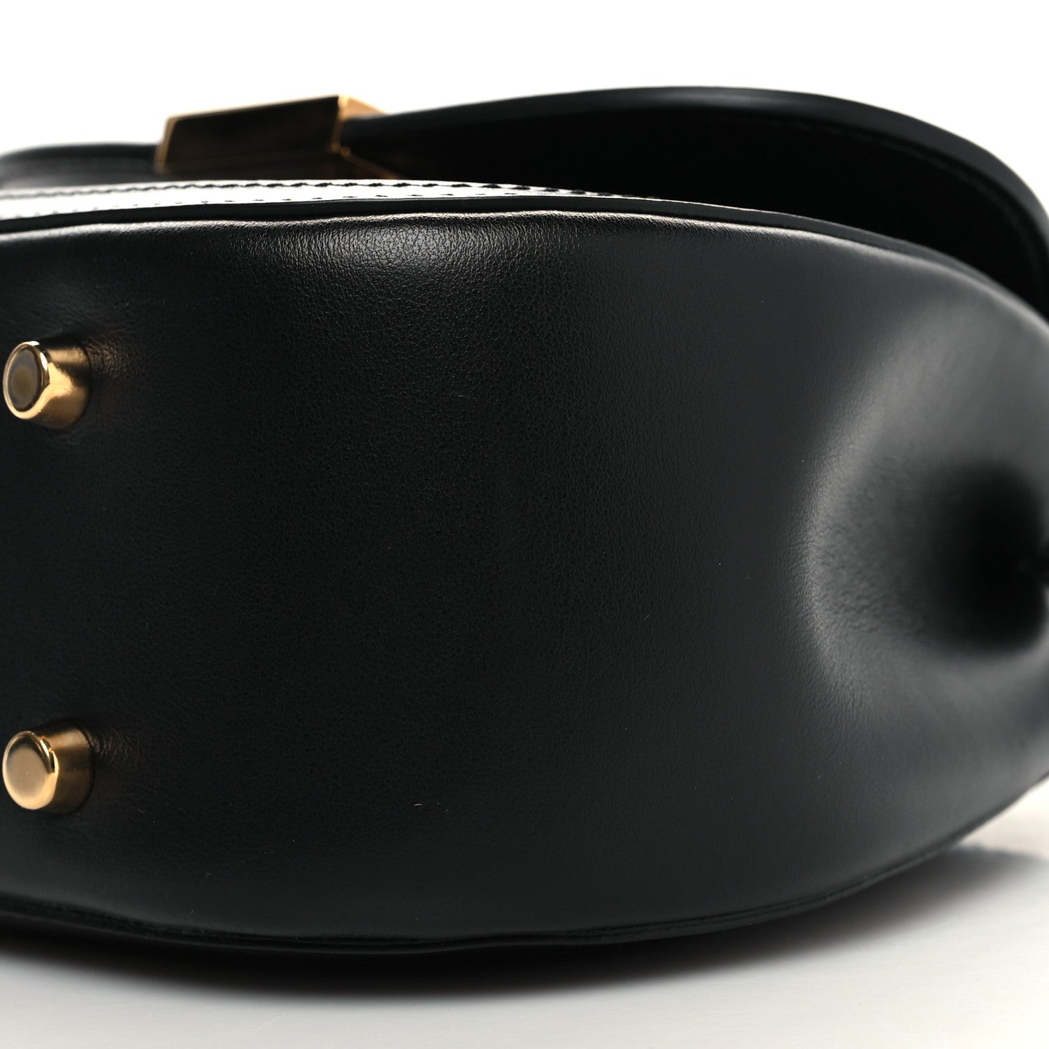 Versace Calfskin Greca Goddess Mini Top Handle Bag Black 9 of 9