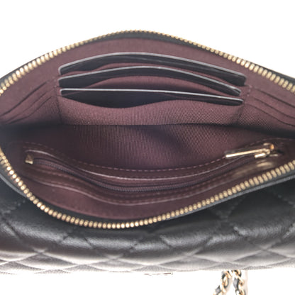 Chanel Caviar Quilted Flap Phone Holder With Chain Black 6 of 11
