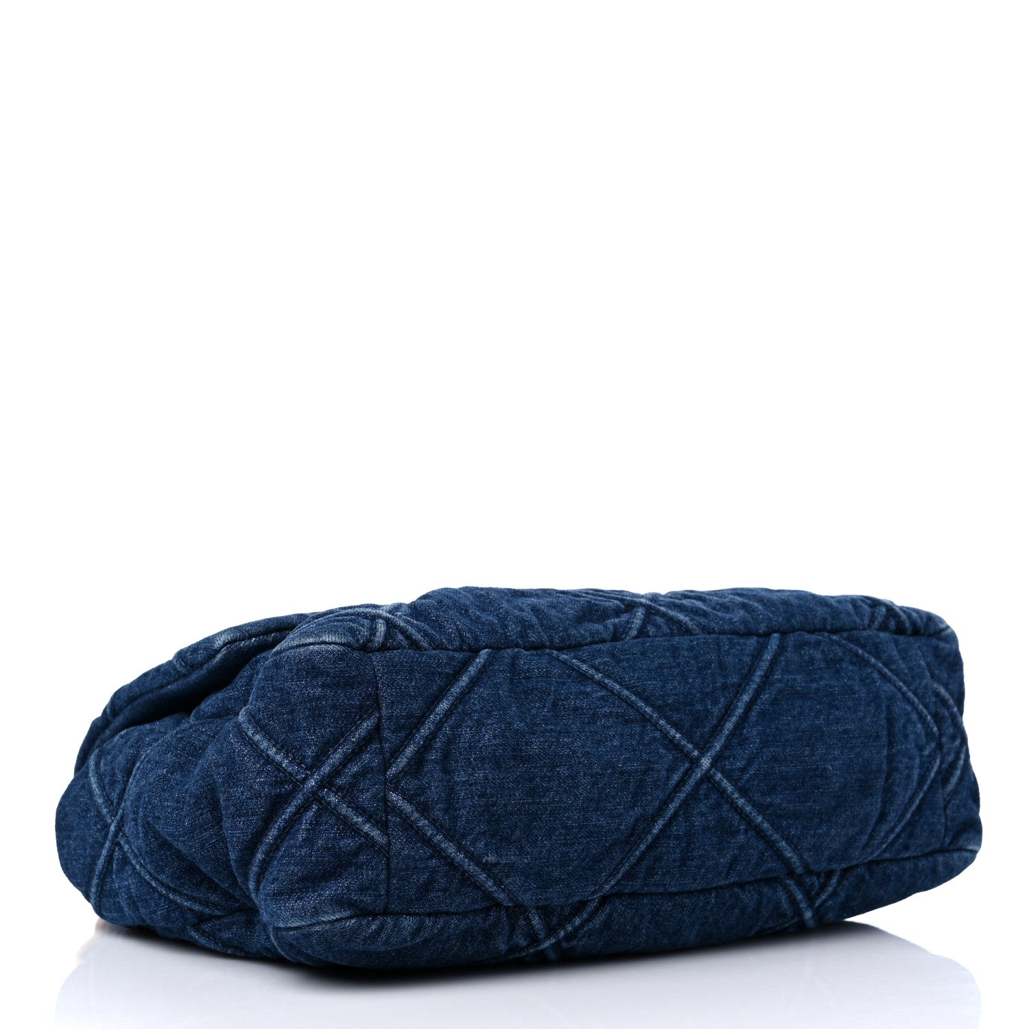 Chanel Denim Quilted Large Chanel 19 Flap Blue 4 of 11