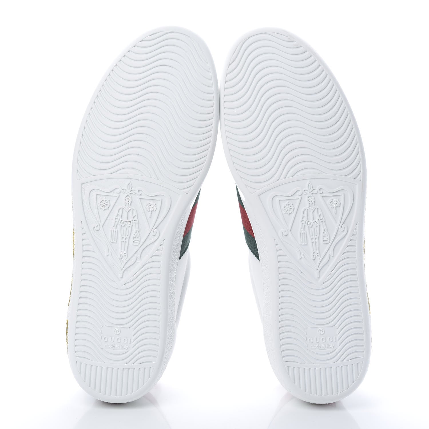 Gucci X SEGA Calfskin Web Guccy Mens Ace Sneakers 8 White 5 of 9