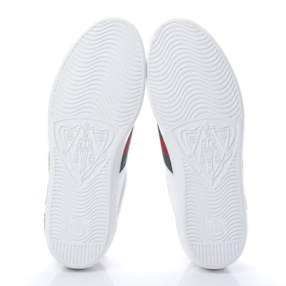 Gucci X SEGA Calfskin Web Guccy Mens Ace Sneakers 8 White 5 of 9