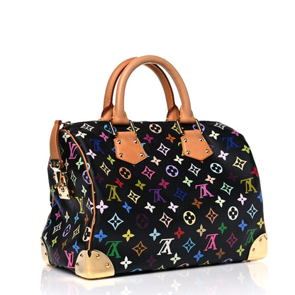 Louis Vuitton Monogram Multicolor Speedy 30 Black 7 of 29