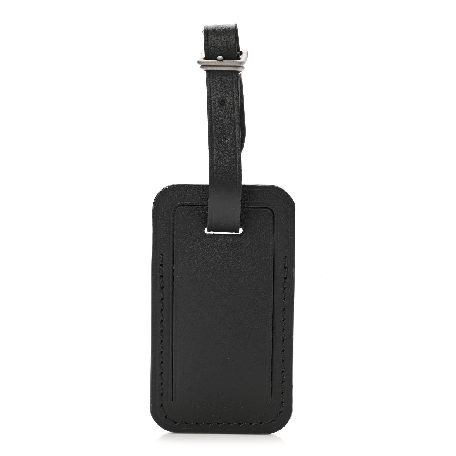Louis Vuitton Calfskin Luggage Tag Black 1 of 3
