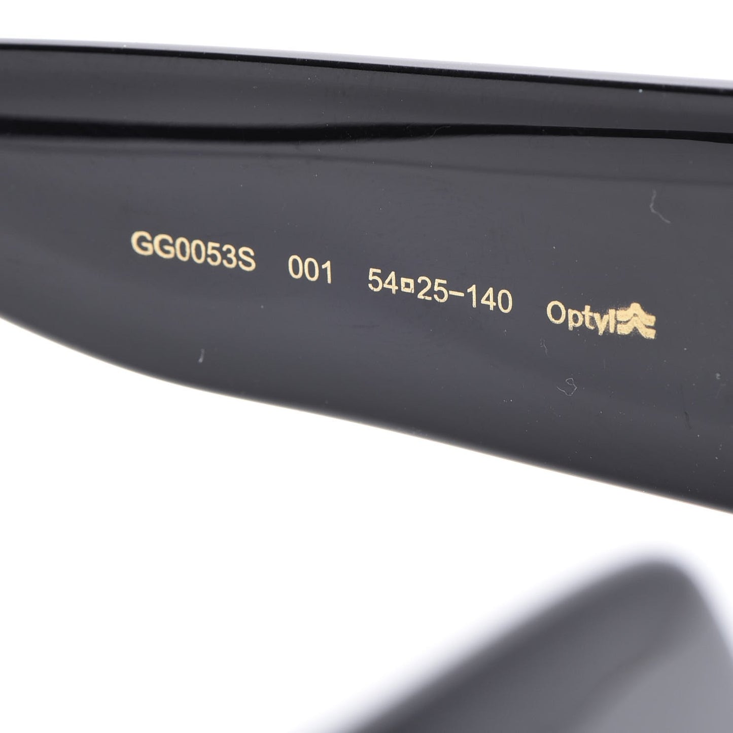 Acetate Square Frame Sunglasses GG0053S Black