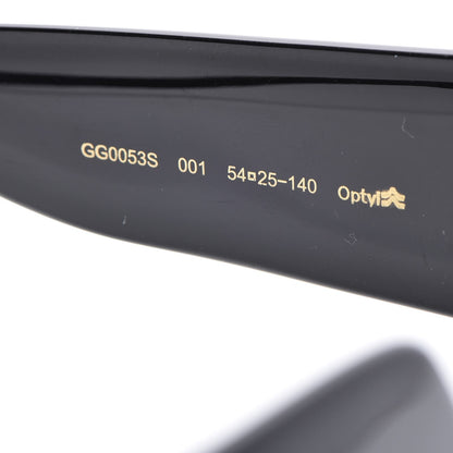 Gucci Acetate Square Frame Sunglasses GG0053S Black 6 of 8