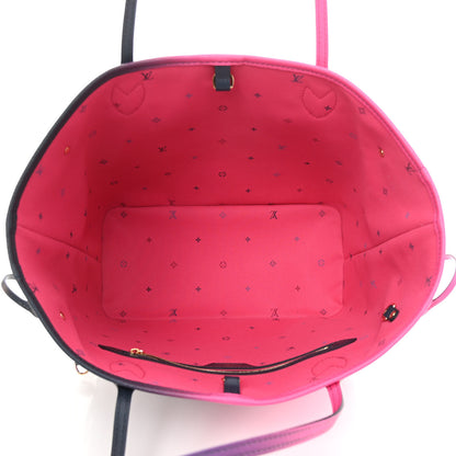 Louis Vuitton Monogram Giant Spring In The City Neverfull MM Midnight Fuchsia 6 of 11