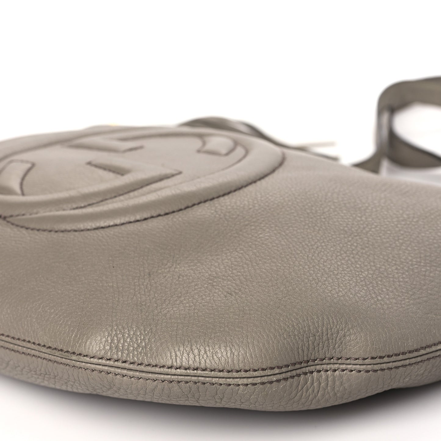 Pebbled Calfskin Medium Soho Hobo New Fango
