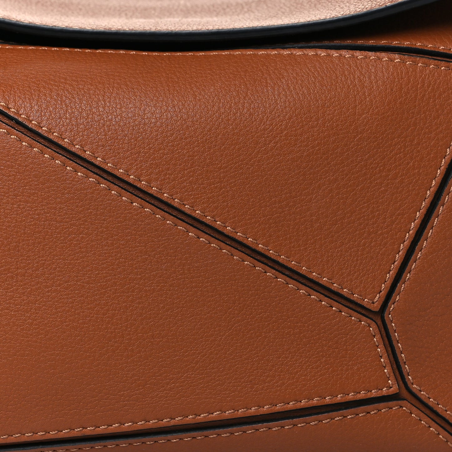 Calfskin Small Puzzle Bag Tan