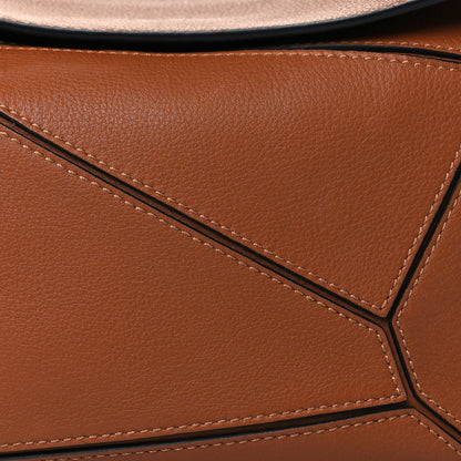 Loewe Calfskin Small Puzzle Bag Tan 8 of 10