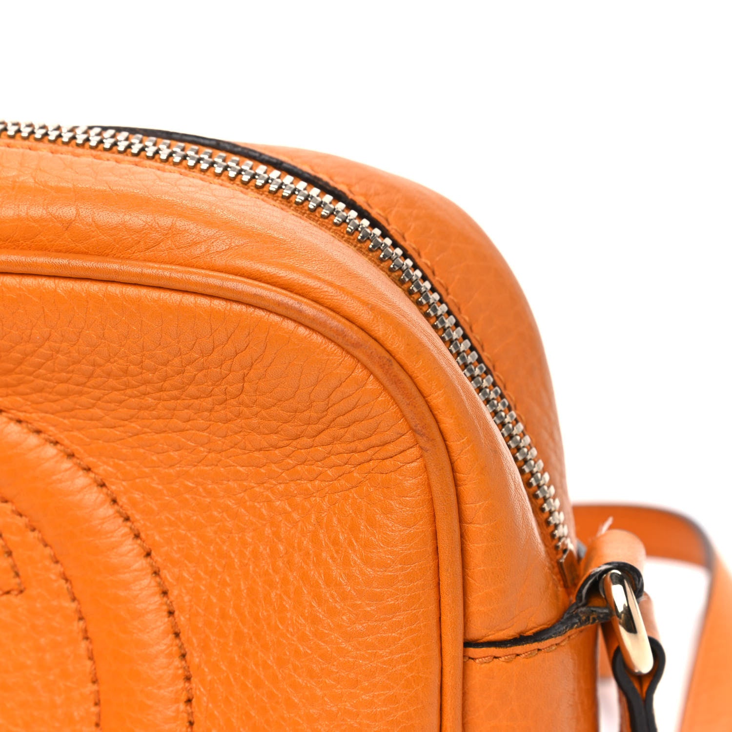 Gucci Pebbled Calfskin Small Soho Disco Bag Curcuma 10 of 13