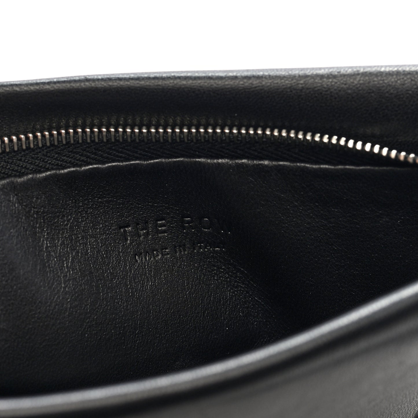 Vegetable Calfskin Medicine Pouch Black