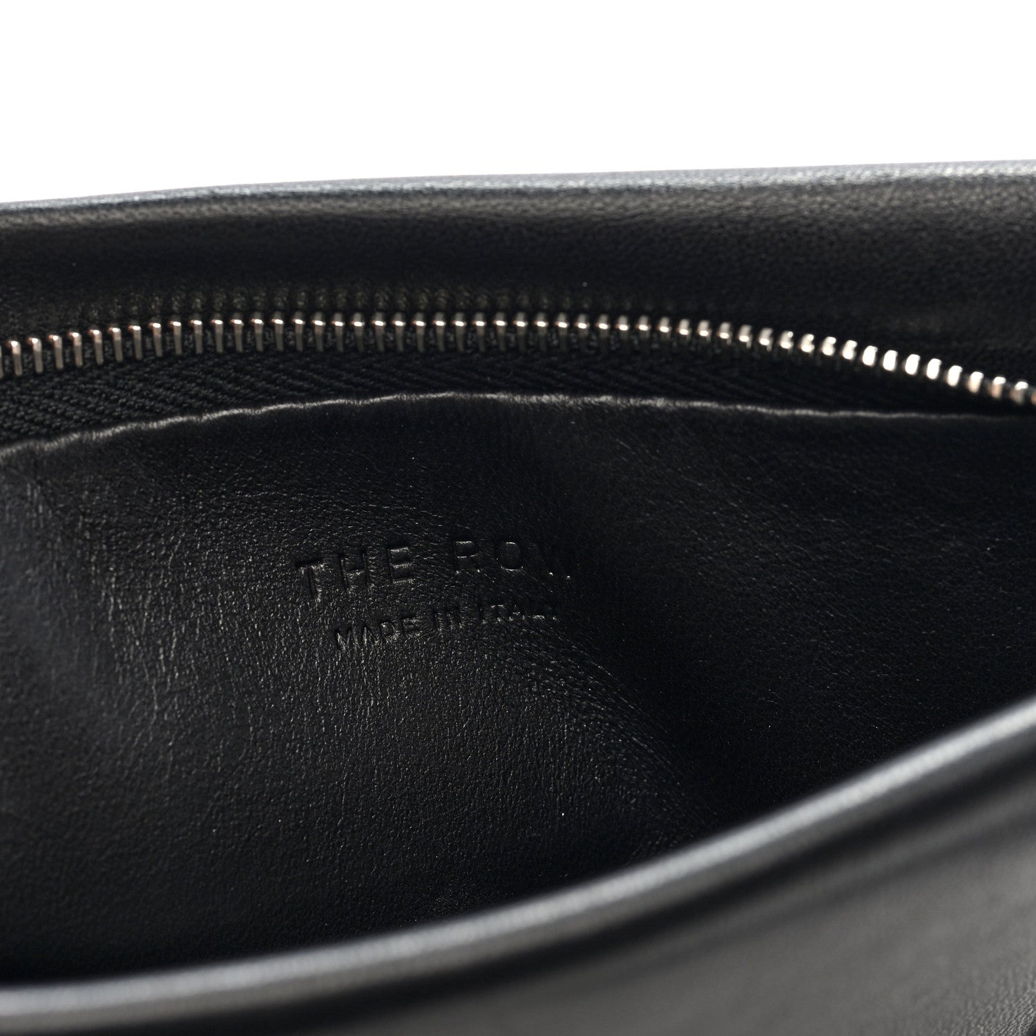 The Row Vegetable Calfskin Medicine Pouch Black 6 of 9