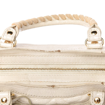 Balenciaga Agneau Giant 12 Gold Hardware Mini City Ivory 10 of 14
