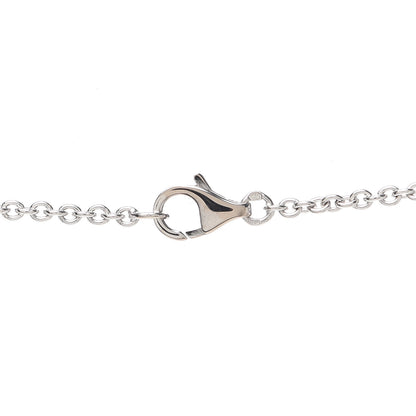 Cartier 18K White Gold Interlocking LOVE Necklace 4 of 4