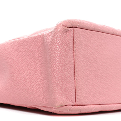 Chanel Caviar Quilted Petit Shopping Tote PST Pink 9 of 10